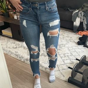 Expresss ripped jeans size 0s